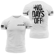 Underdogs Gym shirt white No days Off